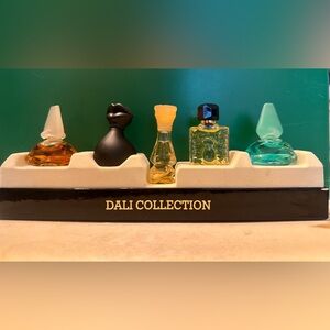 VINTAGE SALVADOR DALI COLLECTION OF 5 MINI FRAGRANCES
